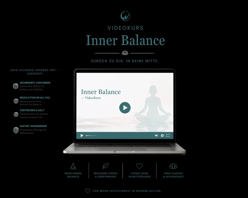 Mockup des Inner Balance Videokurses